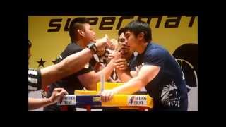 Singapore Armwrestling - Valen Low (Sgp) Vs Jason Tibok (Cnd)