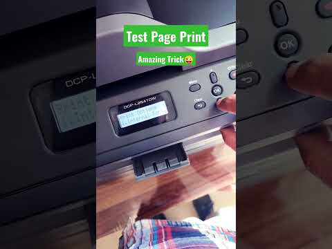 Brother dcp-2541 dw test print | Brother Printer Repair #shorts #printer