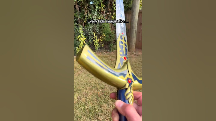 How I Used To Make My Own Swords As A Kid