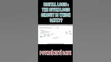 logic gates: which gate is this circuit?? #trb #computerinstructor #net #gate#digitallogic