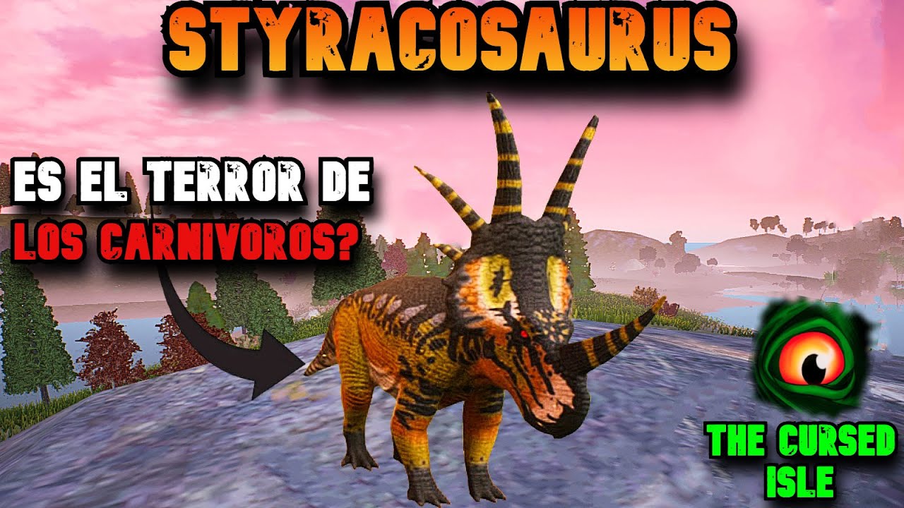 STYRACOSAURUS 🟢 ¿EL MEJOR DINOSAURIO PARA PVP EN THE CURSED ISLE🤔?