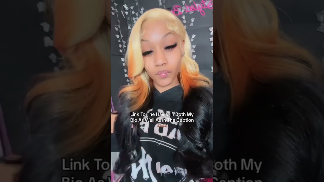 Zlike hair blonde ombre wig link in bio🔥