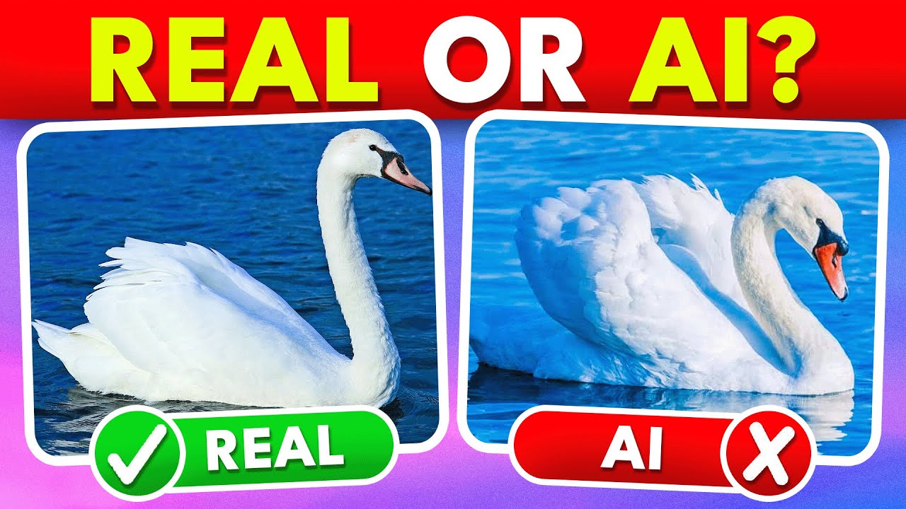 Отличьте правду от лжи за 5 секунд! | Тест «ИИ против РЕАЛА» 🤖🔥🥶 #8