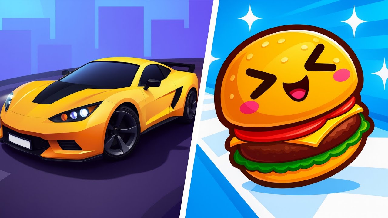 Racing Master 3D vs Food Run | Gameplay | Xate Gameplays - YouTube