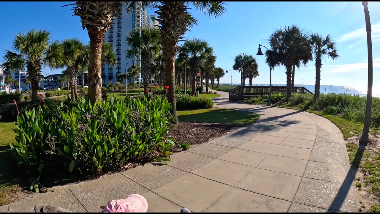 Отдых продолжается. Набережная Myrtle Beach. Погода не помеха