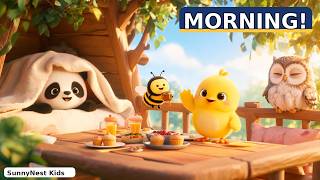 Good Morning Garden | Good Morning Song | SunnyNest Kids