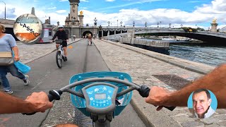 Renting an Electric Bike (a "VELIB") in Paris for the First Time screenshot 2