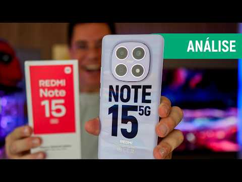 REDMI NOTE 15 5G: NOVO REI do CUSTO-BENEFÍCIO entre os INTERMEDIÁRIOS? | Análise / Review