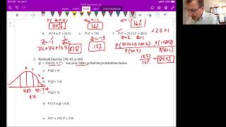 Math Apps HL Unit 5 Video 25: The Normal Distribution model practice problems 1 - 8 (Chapter 13.4)