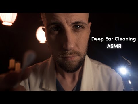 ASMR Relaxing Ear Cleaning and Exam