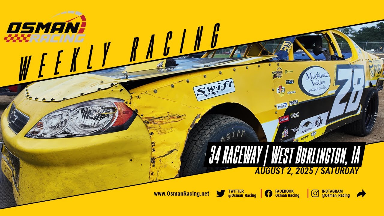 Weekly Racing at 34 Raceway! - YouTube
