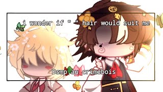 •i wonder if " " hair would suit me•||Dsmp r!crime bois