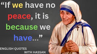 Inspiring Quotes From Mother Teresa Part-1