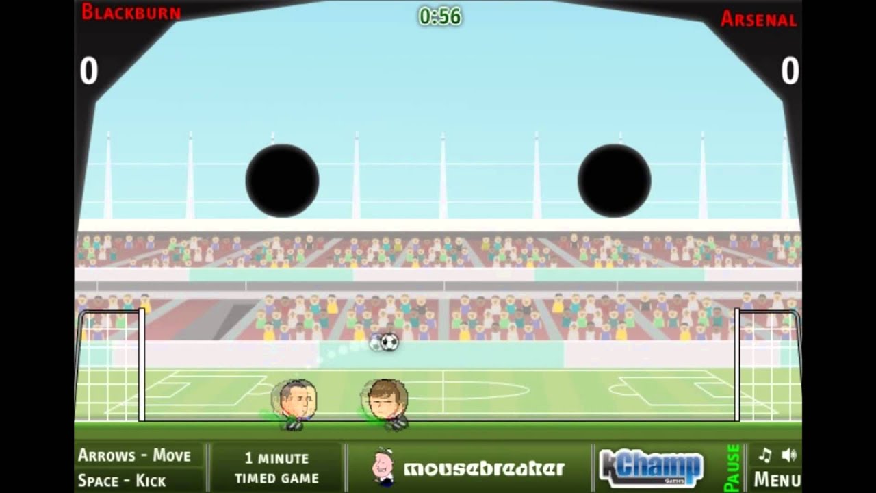 Футбол головами / Football heads 1(В перемотке) YouTube