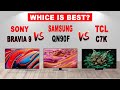 Sony Bravia 9 vs Samsung QN90F vs TCL C7K | 2025 TV Comparison | Best 4K HDR TV ?