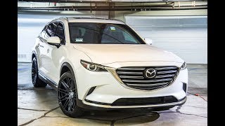 Mazda CX-9 with Curva Concept C50 22x10.5 Gloss Black