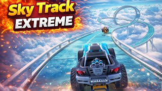 Sky Track Extreme Car Racing Game | Impossible Sky Road Challenge screenshot 3