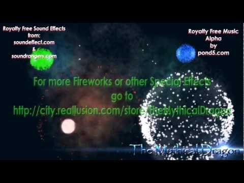 Blue Fireworks Rocket - 3d Animated Special Effect iClone 5 Prop