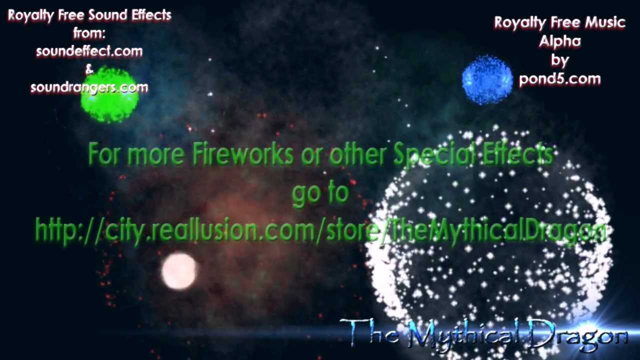 Blue Fireworks Rocket - 3d Animated Special Effect iClone 5 Prop