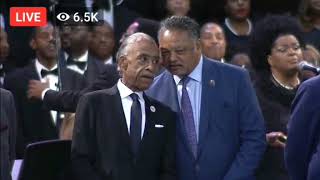 Video thumbnail of "Aretha Franklin Funeral - Total Praise Procession"