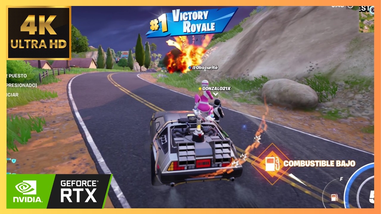 Fornite Escuadrones Gameplay FHD 120fps