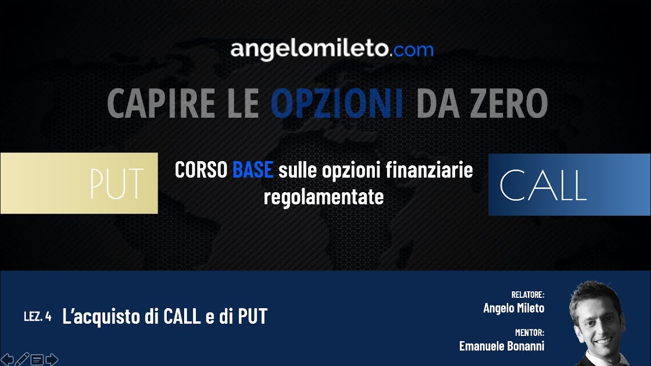 "Capire le Opzioni da zero" Lez. 04 - L' acquisto di opzioni CALL e PUT