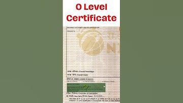 O Level Certificate 🎉🎉 #olevel #olevelcourse #olevelclasses #newideasyt