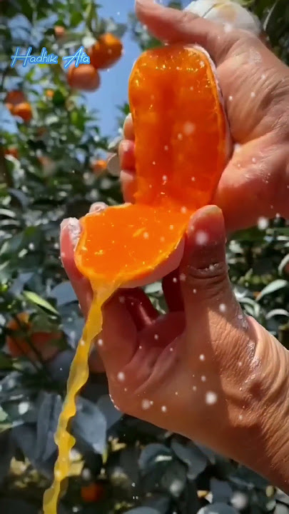 Wow 😲 | Amazing🤗 Orange colour🍊 fruit cutting |Satisfying fruit cutting #viral #fruit #satisfying