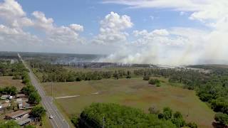 EVAC (Osceola County) Fire near Saint Cloud Elementary sends kids running to Peghorn Park.