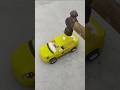 Rc mini yellow car lovely toy vs hammer