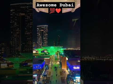 Dubai 360 View from Giant Wheel 😱🎡 #shorts  #viral #dubai #dubailife