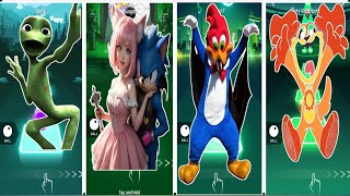 Woody Woodpecker Super Mario Siren Head Poppy playtime chapter - Coffin Dance Song Evil Hororr