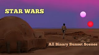 Star Wars: All Binary Sunset Scenes