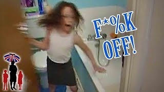 7yr Old Locks Herself In Bathroom To Escape Bedtime | Supernanny screenshot 5