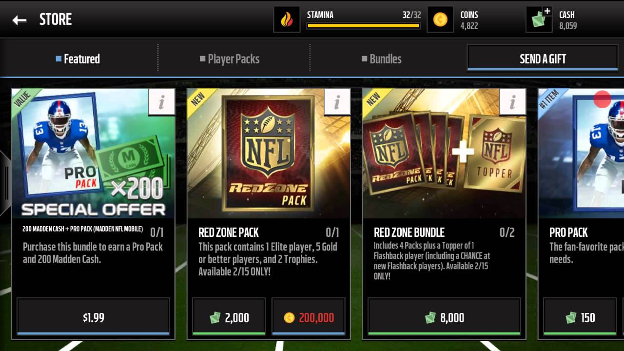 redzone bundle opening