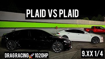 TESLA MODEL S PLAID AT THE DRAG STRIP!!! CRAZY RESULTS!!!