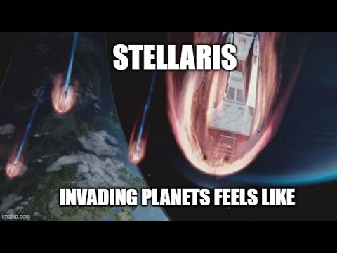Stellaris: Invading planets feels like