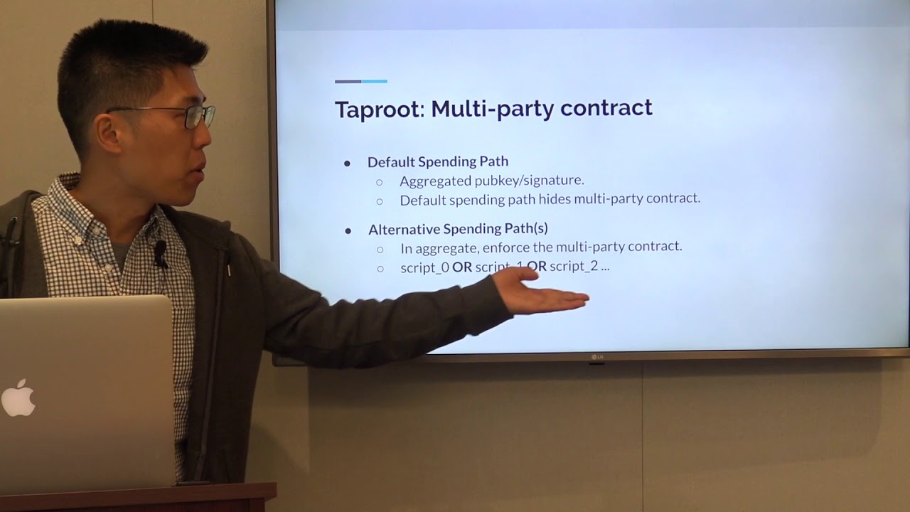 Taproot - Bitcoin Optech Taproot and Schnorr Workshop