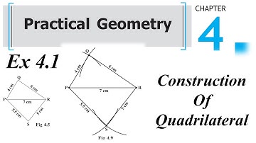 Chapter 4 Practical Geometry || Exercise 4.1 & Basic || Class 8 Maths RBSE CBSE NCERT