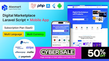 Alasmart - Digital Product Download Marketplace Laravel Script Free Download || Alasmart script free