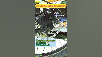 Bicycle Disc Brake Jam Problem #mtb #shorts