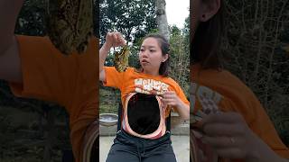 Eat chili, eat lemon, eat frog funny videos shortvideo funny