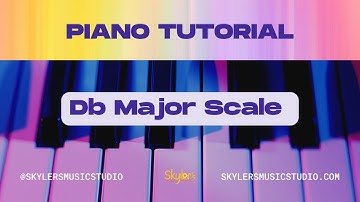 Piano Tutorial - Db Major Scale