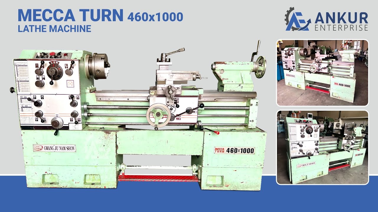 Mecca Machine Lathe Machine - Mecca Turn (Korea) 460x1000 - YouTube