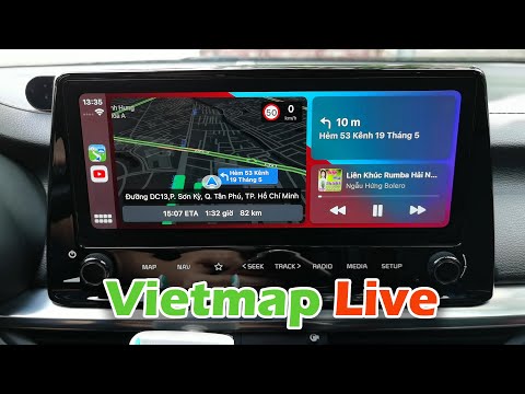 VIETMAP Live Trên Carplay Vừa Dẫn  Dường Vừa Mở Youtube