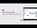 How to access a SharePoint Calendar?