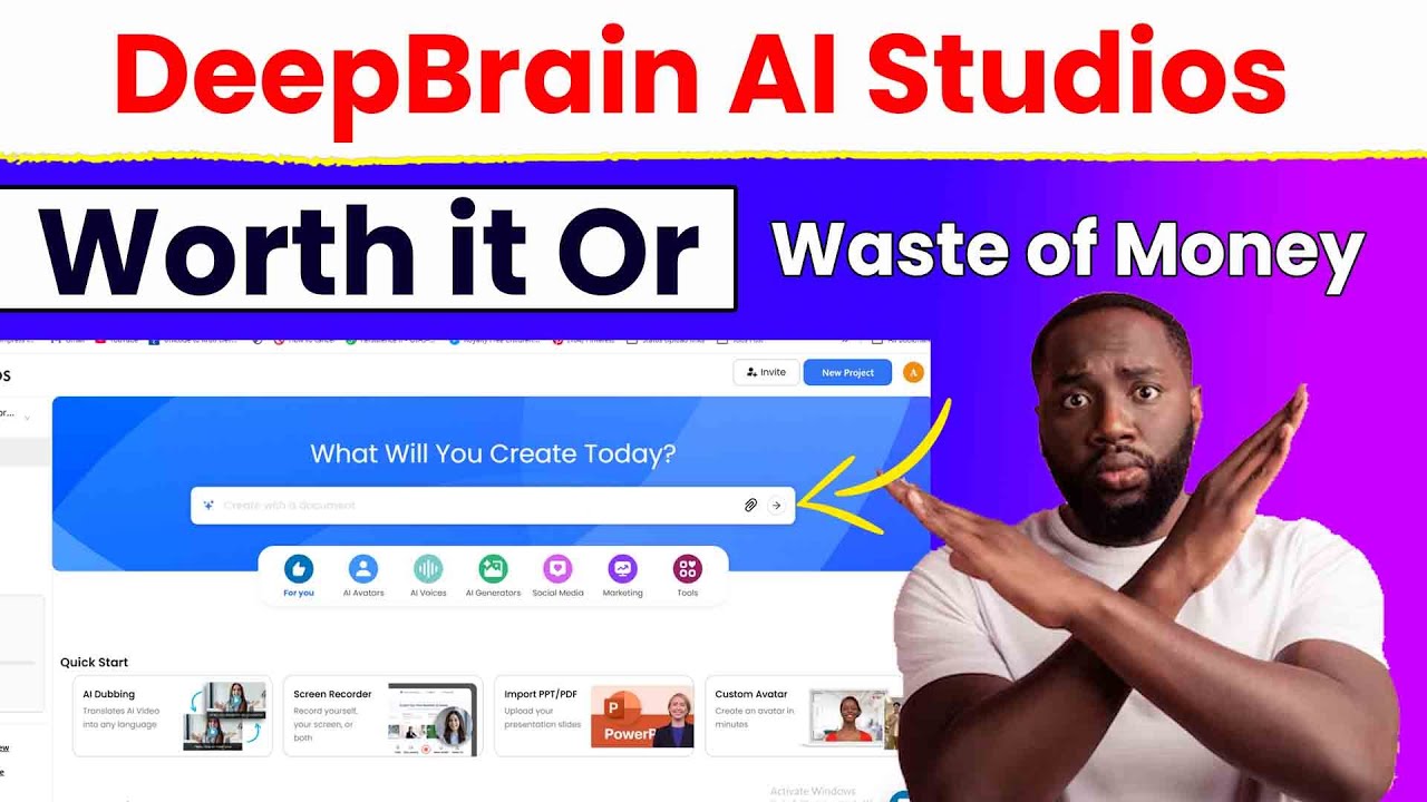 DeepBrain AI Studios Review 2025 - Pricing, Features, Worth it or Waste of Money?