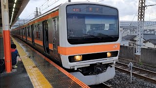 JR東日本武蔵野線209系M74編成各駅停車東京行き西浦和駅発車(2023/5/15)