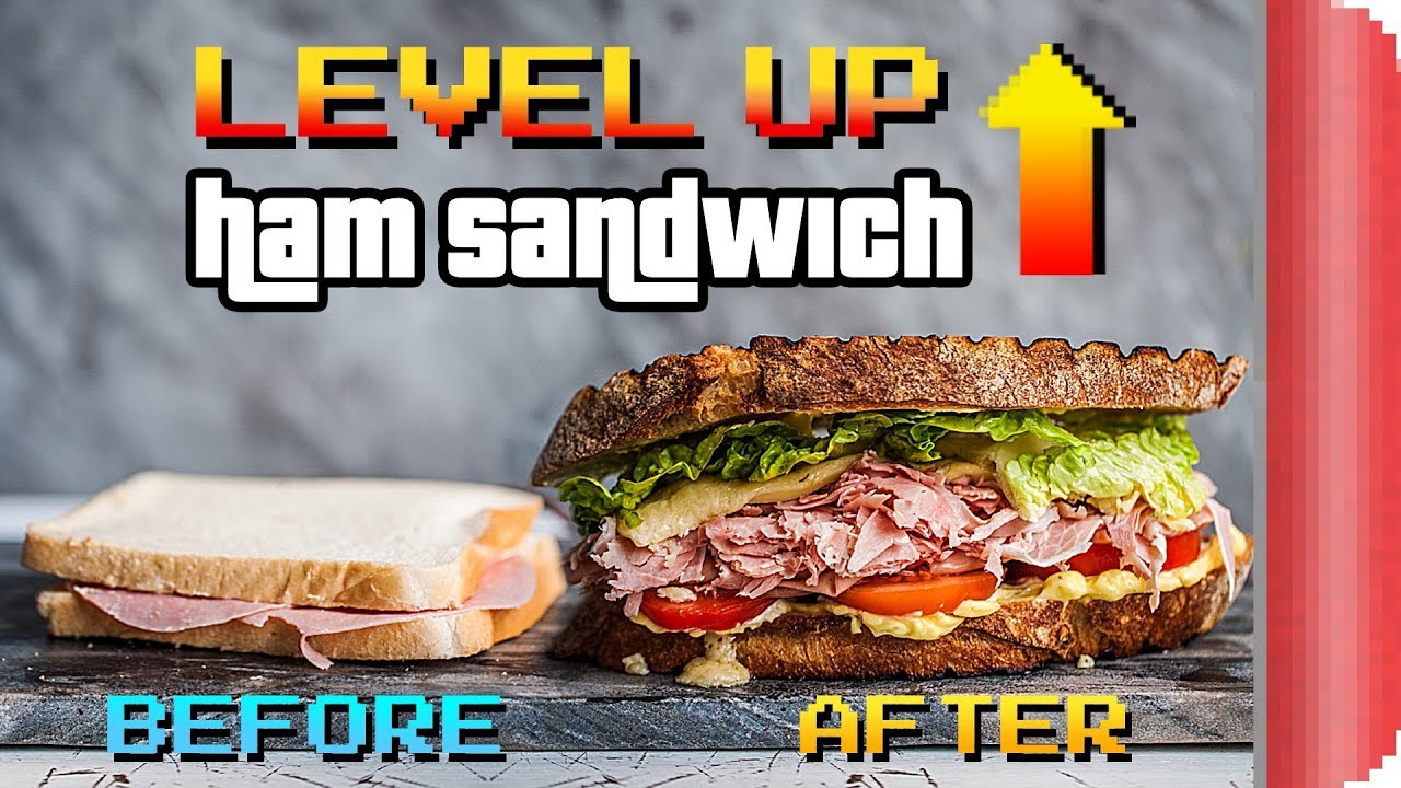 How to LEVEL UP a Ham Sandwich (Food & Video Games!) | Sorted Food