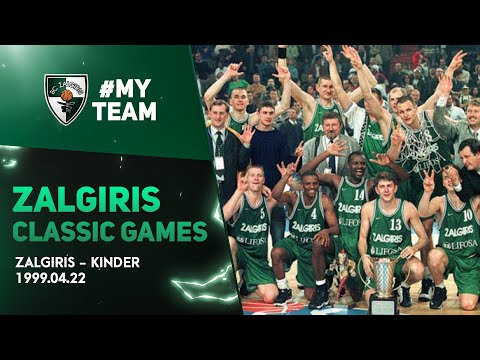 #ZalgirisClassics. Zalgiris v. Kinder | EuroLeague Final - 1999.04.22